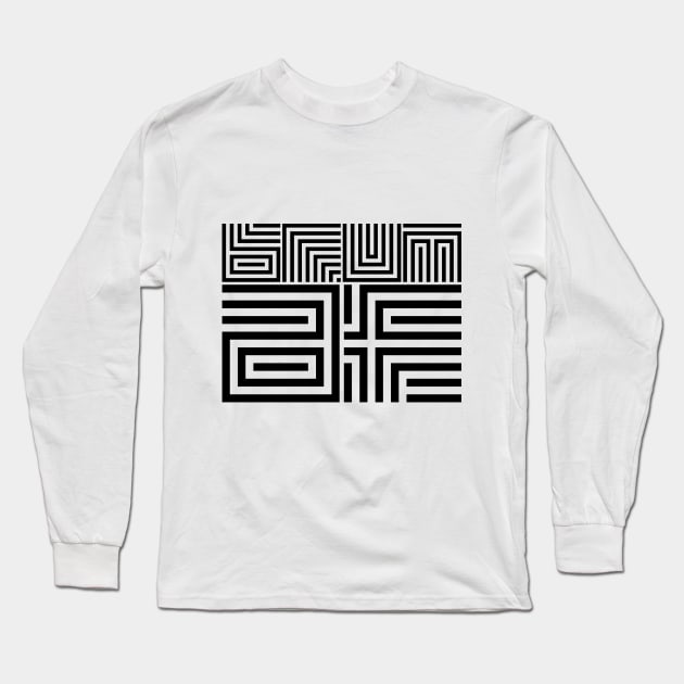 BRUM AF ( disguise encoded ) Long Sleeve T-Shirt by gingerman